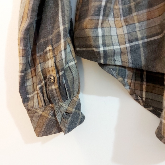 BP Plaid Tie Front Top Xs - Picture 11 of 13